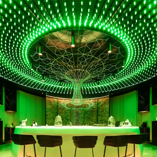 Multicoloured banquet lobby stage led chandelier