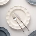 Piastre da tavolo floreale in stile nordico piatti nordici piatti di girasole set di stoviglie set piatto ciotola di colore solido
