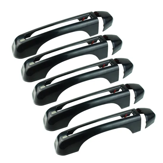 Black Side Door Handle Covers for Jeep Wrangler JL 18-19