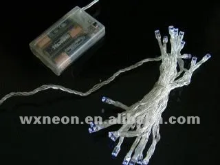 4.5v 20leds white battery string light