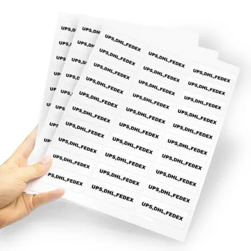 A4 woodfree paper shipping label