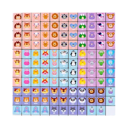 puzzle logical training children magnetic wooden toys