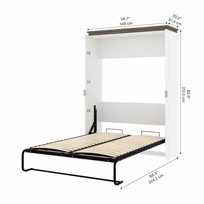 Murphy Bed with Shelves