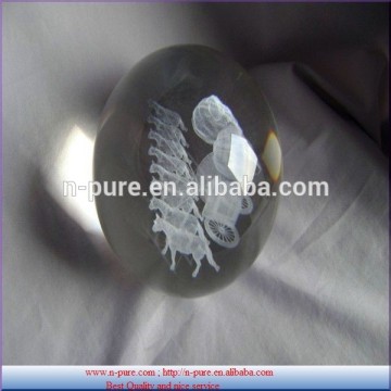 3d crystal ball,decorative glass ball for wedding favor