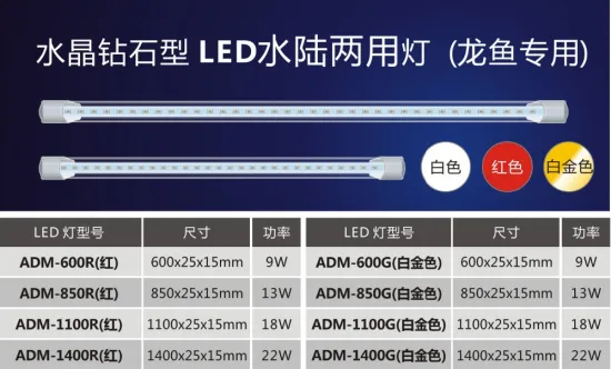 aquarium underwater tropical plant submersible led lamp for fish tank