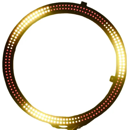 DC24V 240Leds 60Pixels DMX Pixel Ring RGB Programmable LED Halo Light for Stage DJ