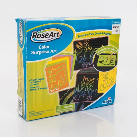 Color Surprise Holographic Scratch Art