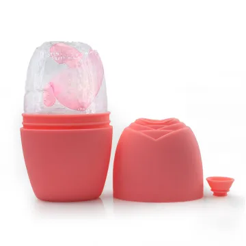 Mini Facial Ice Roller: Dual-Ended Silicone Cooling Beauty Tool for Skin Care