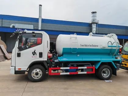 Kama 5000 Liter 5cbm Vacuum Sewage Sewer Cleaning Truck