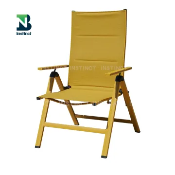 INSTINCT Foldable Teslin Mesh Garden Dining Chair