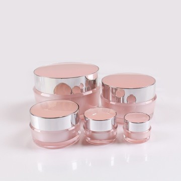 Jars crème rond en acrylique - Cosmetics Plastic Packaging Conteners