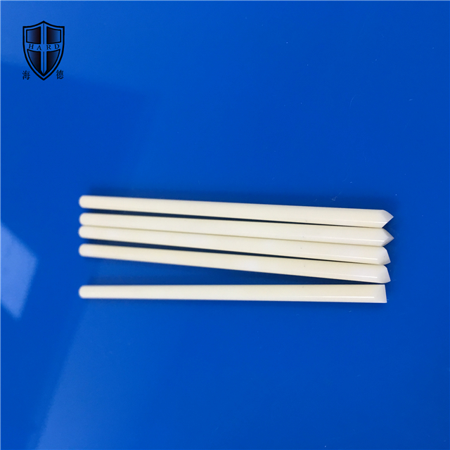 99% 99.5% alumina ceramic sharp conical fillet rod