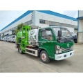 Carbon Steel 5CBM Box Volume Kitchen garbage truck