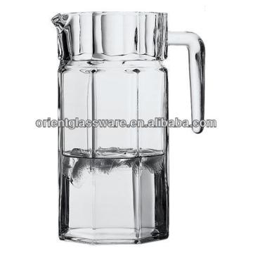 premium eight arrises glass tea pot