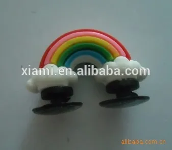 fine quality sweet mile mode 3D rubber shoes charm