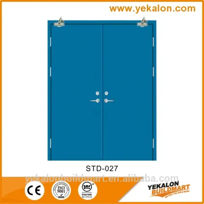 Yekalon STD-027 certification security steel fire exit door