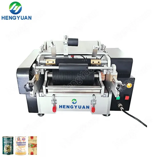 Semi-Automatic Cold Wet Glue Label Applicator for Round Bottles