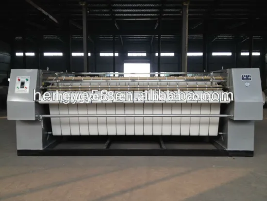 Industrial ironing machine for textile industry