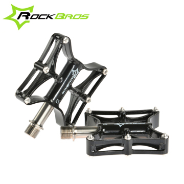 ROCKBROS Bike Bicycle MTB Magnesium Pedals Platform CNC Tintanium Axle 9/16" Cycling Pedals Riding Ultralight Pedals