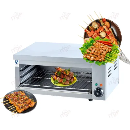 Big Commercial Countertop Gas Grill Salamander Machine