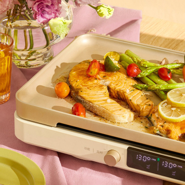 White Color Induction Cooker Ceramic Panel Transparent Custom Edge Power Packing Sales for household and outdoors