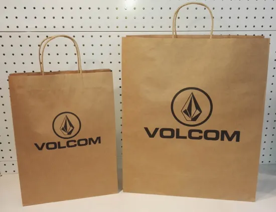 custom printed kraft paper bags