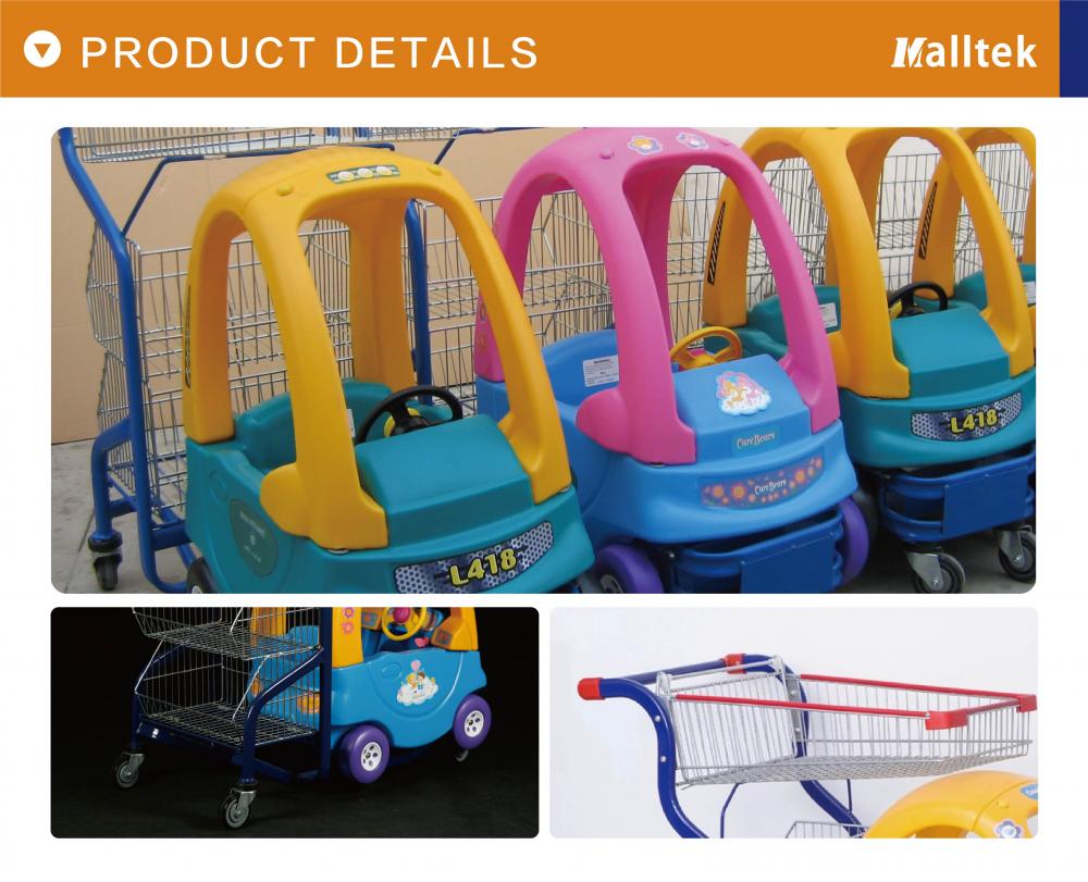 High Quality Children Supermarket Toy Shopping Trolley