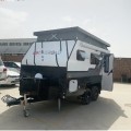 Lightweight Overland Travel Trailer with Tent and Bathroom