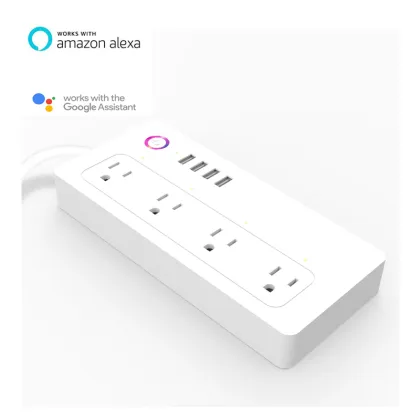 110V Voice-Controlled WiFi Smart Power Strip for Alexa and Google Home (US/Canada)