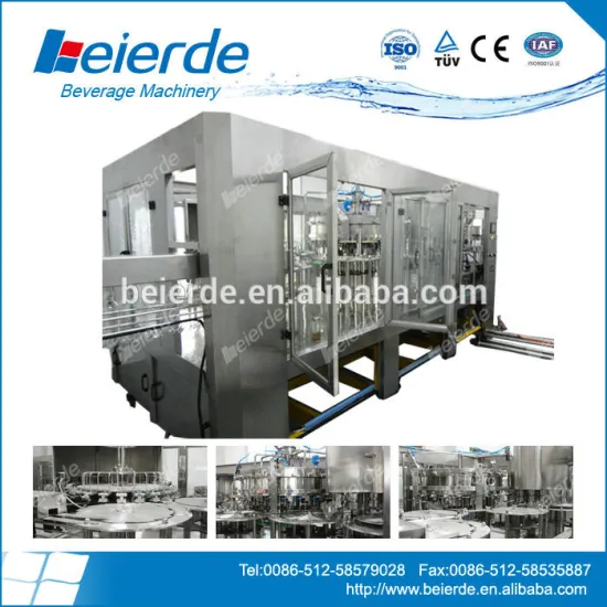 Carbonated beverage filling production line