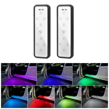 Fast Delivery 8 RGB 5050 SMD Touch Control Car Interior Ambient Lights