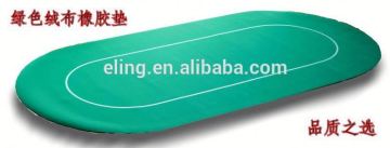 Poker Table Fabric ( casino equipment with flocking nylon and rubber materia)100% wool felt for table cover