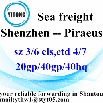 Shenzhen Cargo shipping agent Shipping to Piraeus