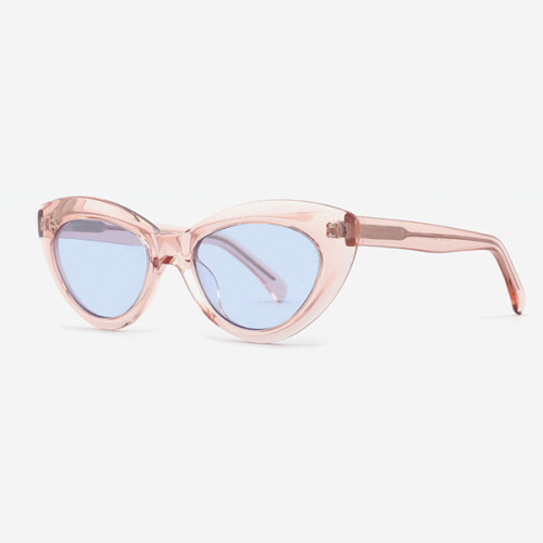 Retro Cateye Acetate Female Sunglasses