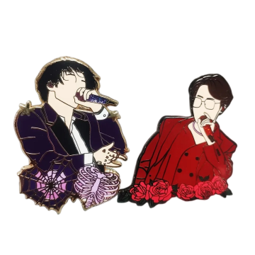 High-Quality Kpop Idol Enamel Pins - Hot Sale Silver Plating Custom Lapel Pins