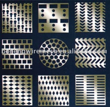 Stainless , Aluminum , Galvanzied Perforate Metal Mesh (Factory)