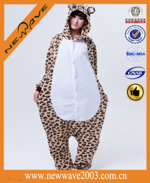 Best sell ladies' leopard animal pajama