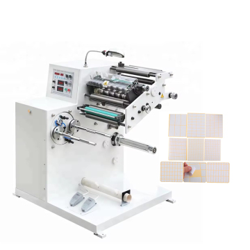 Convenient Operation Paper Adhesive Label Sticker Slitting and Rewinding Machine