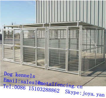 Pet breeding cages kennels playground dog running kennels 2.9mx4.5mx1.8m portable dog kennels metal panels dog kennels