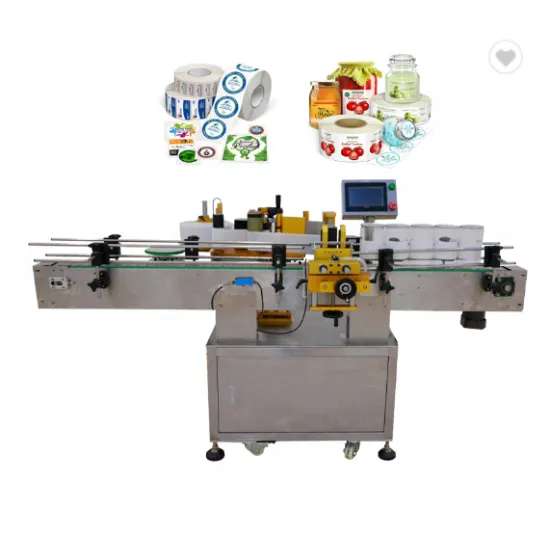 High Quality Automatic Bottle Adhesive Sticker and Labeling Machine for PET, PE, and Glass