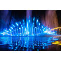 Fonte de dança ao ar livre com sincronização de luz LED