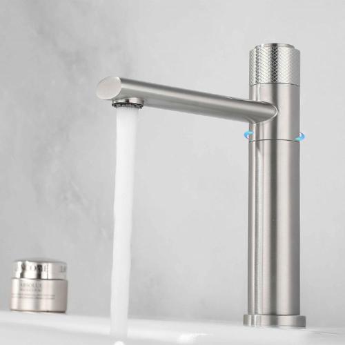 Single hole Button Handle single cold basin faucet