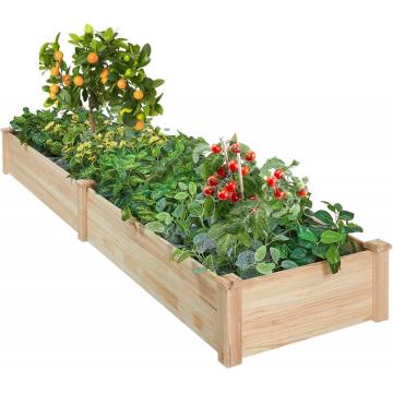 8x2 FT Wood Raised Garden Bed