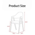 Silla de comedor moderna nórdica para mesa de restaurante