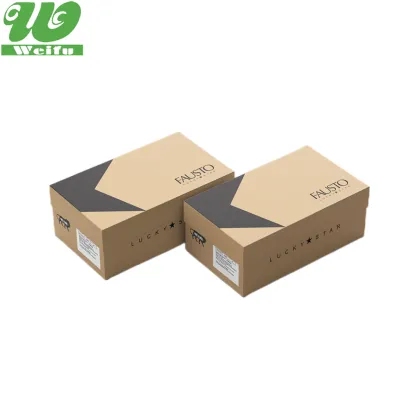 Timberland Cardboard Packaging Shoes Box Folded