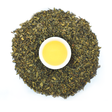 แบทช์ที่กำหนดเองฉลากส่วนตัวคุณภาพสูง Moroccan Green Tea Chunmee8810