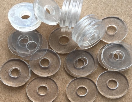 PET-PVC-Scheibe aus transparentem Kunststoff