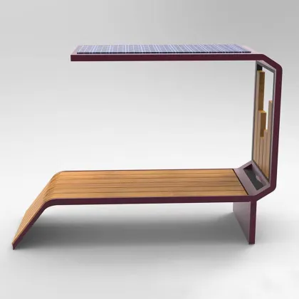 Public Solar Bench smart