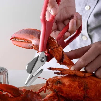 Professional Multifunctional Kitchen Scissors for Seafood - Crab/Lobster/Shellfish
