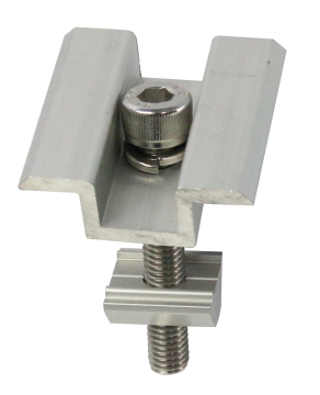 China Solar Mount Manufacturer: 35mm-50mm Framed Solar Panel Mid Clamp Universal PV Mounting Rail Clamp